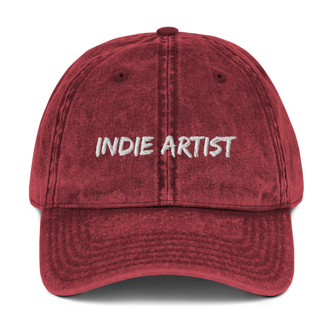 Indie Artist Vintage Cotton Twill Cap